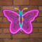 NEON LED STRIPS BUTTERFLY NEON@BACKBOARD|USB ΚΑΛΩΔΙΟ 1MT|5V|610X15X430
