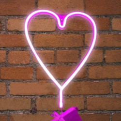 NEON LED STRIPS HEART NEON|3*AA ΜΠΑΤΑΡΊΑ|4.5V|385X15X295