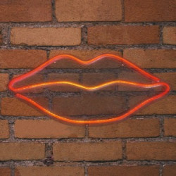 NEON LED STRIPS LIPS neon@backboard|USB ΚΑΛΩΔΙΟ 1mt|5V|610x15x290|