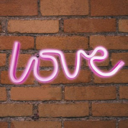 EL131001NEON LED STRIPS LOVE NEON|3*AA ΜΠΑΤΑΡΙΑ|4.5V|340X25X135