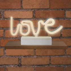 NEON LED STRIPS LOVE neon@base|2*AA μπαταρία|3V|245x30x145