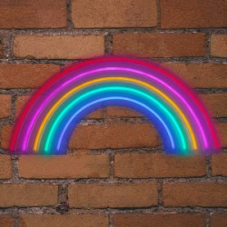 NEON LED STRIPS RAINBOW NEON@BACKBOARD|USB ΚΑΛΩΔΙΟ 1MT|5V|630X15X320