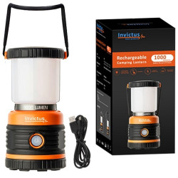 Επαναφορτιζόμενο Φανάρι Camping 1000LM INVICTUS INV-1000-L 