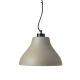 NETTO ΓΥΑΛΙ ΣΚΟΥΡΟ ΛΑΔΙ Φ32 x H20 cm E27 BERGAMO