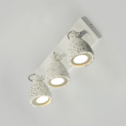 NETTO ΕΠΙΤΟΙΧΟ Φ/Σ 3ΧGU10 ΛΕΥΚΟ TERRAZZO 36X15X18CM DINO