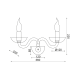 ΕΠΙΤΟΙΧΟ Φ/Σ 2ΧΕ14 ΦΙΜΕ ΚΡΥΣΤΑΛΛΟ+ΧΡΩΜΙΟ ΜΕΤΑΛΛΟ 40X30CM LUNARIA