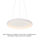 ΚΡΕΜΑΣΤΟ Φ/Σ LED 48W 3000K 4610LM ΛΕΥΚΟ ΜΕΤΑΛΛΙΚΟ D61XH120CM DIANA