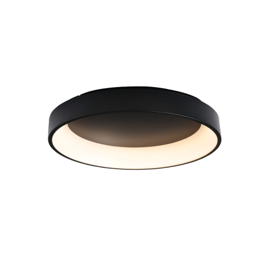 ΟΡΟΦΗΣ Φ/Σ LED 80W 3000K 4100LM ΜΑΥΡΟ ΜΕΤΑΛΛΙΚΟ D78XH14CM APOLLO