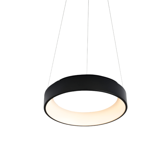 ΚΡΕΜΑΣΤΟ Φ/Σ LED 34W 3000K 1700LM ΜΑΥΡΟ ΜΕΤΑΛΛΙΚΟ D45XH120CM APOLLO