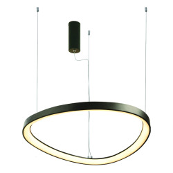 ΚΡΕΜΑΣΤΟ Φ/Σ LED 36W 3000K 2700LM HARMONY ΜΑΥΡΟ ΑΛΟΥΜΙΝΙΟ IP20 D42XH120CM