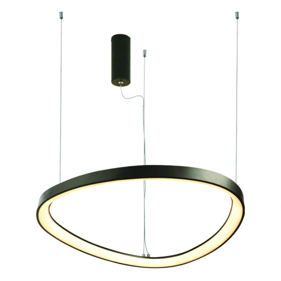 ΚΡΕΜΑΣΤΟ Φ/Σ LED 74W 3000K 6500LM HARMONY ΜΑΥΡΟ ΑΛΟΥΜΙΝΙΟ IP20 D80XH120CM