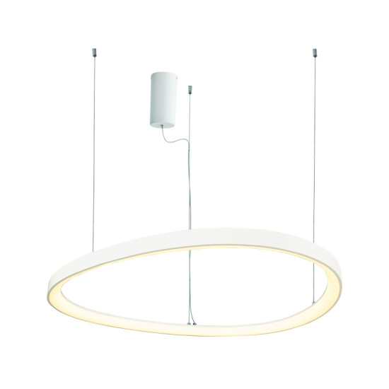 ΚΡΕΜΑΣΤΟ Φ/Σ LED 74W 3000K 6500LM HARMONY ΛΕΥΚΟ ΑΛΟΥΜΙΝΙΟ IP20 D80XH120CM