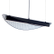ΚΡΕΜΑΣΤΟ Φ/Σ LED 18W 3000K 1960LM ΜΕΤ/ΚΟ ΜΑΥΡΟ 40X85XH110CM MICHELLE