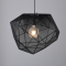 NETTO ΚΡΕΜΑΣΤΟ Φ/Σ 1ΧΕ27 ΜΑΥΡΟ ΥΦΑΣΜΑ+ΜΕΤΑΛΛΟ D42XH120CM MARS