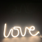 LOVE, 118 NEON LED ΛΑΜΠΑΚΙΑ ΜΕ ΜΠΑΤΑΡΙΑ (3xAA)/USB, WW, IP20, 35.5x2x13cm