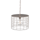NETTO ΚΡΕΜΑΣΤΟ Φ/Σ 1ΧΕ27 ΜΕΤΑΛΛΙΚΟ ΛΕΥΚΟ ΣΚΟΥΡΙΑ Φ35,2ΧΗ120CM DUBLIN