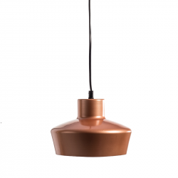 NETTO ΚΑΜΠΑΝΑ ΜΕΤΑΛΛΙΚΗ ΧΑΛΚΙΝΗ Φ20CM 1ΧE27 BAHAMAS