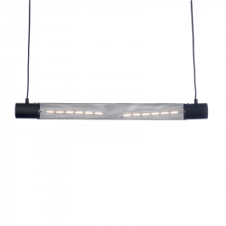 NETTO ΚΡΕΜΑΣΤΟ Φ/Σ 2ΧΕ27 ΜΑΥΡΟ ΜΕΤΑΛΛΙΚΟ 72Χ6XH120CM ALCATRAZ