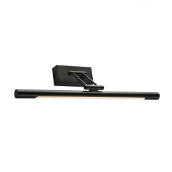 ΕΠΙΤΟΙΧΟ Φ/Σ LED 12W 3000K 780LM ΜΑΥΡΟ ΜΕΤ/ΚΟ IP44 50X6X19CM RIO