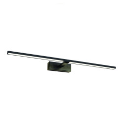 ΕΠΙΤΟΙΧΟ Φ/Σ LED 12W 3000K 780LM PALMA ΜΑΥΡΟ ΜΕΤ/ΚΟ IP44 66,5X14,5X5CM