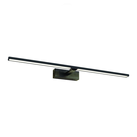 ΕΠΙΤΟΙΧΟ Φ/Σ LED 12W 3000K 780LM PALMA ΜΑΥΡΟ ΜΕΤ/ΚΟ IP44 66,5X14,5X5CM