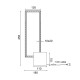 ΕΠΙΤΡΑΠΕΖΙΟ Φ/Σ LED 12W 3000K 980LM AELIA ΜΑΥΡΟ ΜΕΤ/ΚΟ IP20 18X11XH46CM
