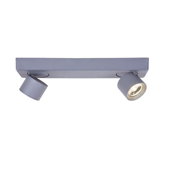 ΕΠΙΤΟΙΧΟ Φ/Σ LED 10W COB 80° 3000K 800LM ΓΚΡΙ ΑΛΟΥΜΙΝΙΟ 32X7XH7,5CM PLUTO