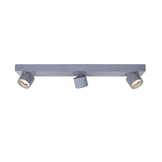 ΕΠΙΤΟΙΧΟ Φ/Σ LED 15W COB 80° 3000K 1200LM ΓΚΡΙ ΑΛΟΥΜΙΝΙΟ 54X7XH10CM PLUTO