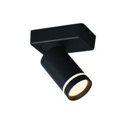 ΕΠΙΤΟΙΧΟ Φ/Σ 1XGU10 DIVINO ΜΑΥΡΟ ΑΛΟΥΜΙΝΙΟ IP20 12X7X13,5CM