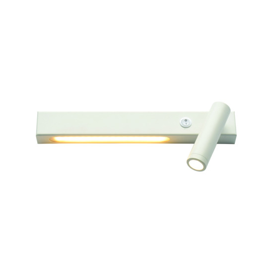 ΕΠΙΤΟΙΧΟ Φ/Σ LED 12W 3200K 980LM HERMES ΛΕΥΚΟ ΜΕΤ/ΚΟ 28Χ11Χ8CM