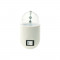 LED ΜΙΝΙ DISCO ΜΠΑΛΑ ΠΡΙΖΑΣ 3W RGB ΛΕΥΚΟ ΠΛΑΣΤΙΚΟ 230V IP20