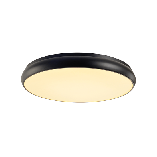 ΟΡΟΦΗΣ Φ/Σ LED 54W 4320LM 3000K ΜΑΥΡΟ ΜΕΤ/ΚΟ D60XH8CM KALLISTA