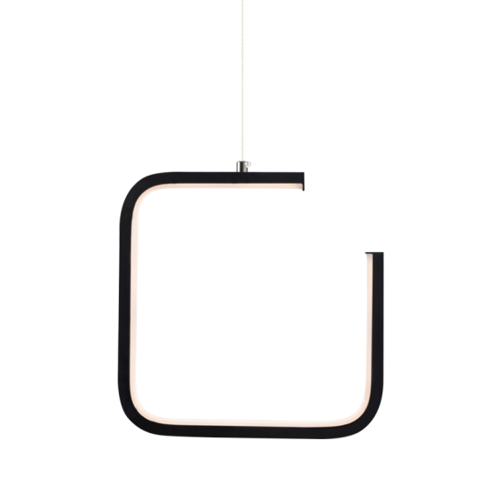 ΚΡΕΜΑΣΤΟ Φ/Σ LED 8W 3000K 780LM ΜΑΥΡΟ ΜΕΤΑΛΛΙΚΟ 22X11XH129CM EUCLID1
