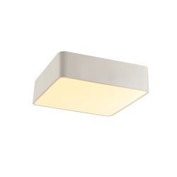 ΟΡΟΦΗΣ Φ/Σ LED 40W 3200LM 3000K ΛΕΥΚΟ ΜΕΤ/ΚΟ 48X48XH13CM EMERY