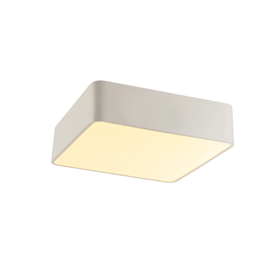 ΟΡΟΦΗΣ Φ/Σ LED 40W 3200LM 3000K ΛΕΥΚΟ ΜΕΤ/ΚΟ 48X48XH13CM EMERY
