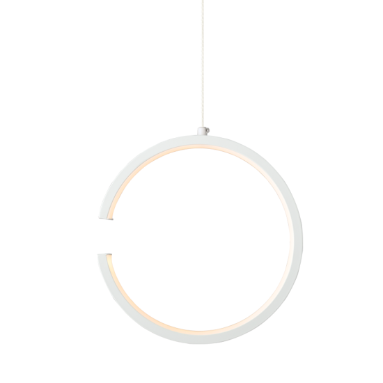 ΚΡΕΜΑΣΤΟ Φ/Σ LED 8W 3000K 750LM ΛΕΥΚΟ ΜΕΤΑΛΛΙΚΟ 22X11XH129CM EUCLID3
