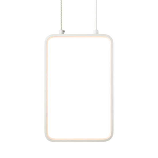 ΚΡΕΜΑΣΤΟ Φ/Σ LED 11W 3000K 1044LM ΛΕΥΚΟ ΜΕΤΑΛΛΙΚΟ 18X11XH136CM SYMETRIA