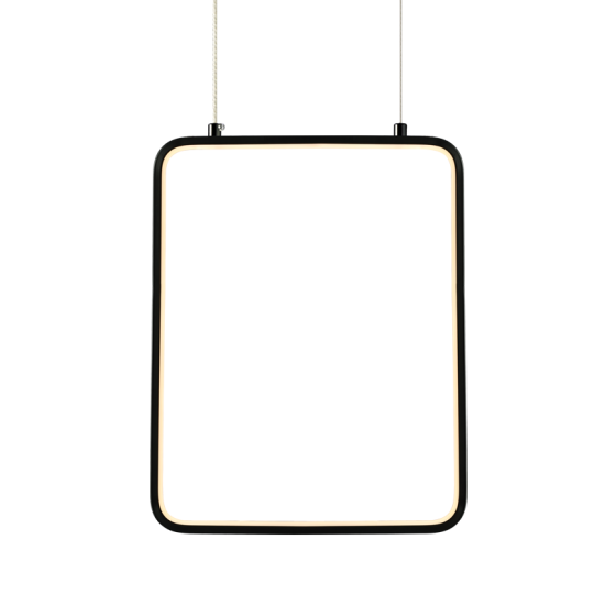 ΚΡΕΜΑΣΤΟ Φ/Σ LED 15W 3000K 1390LM ΜΑΥΡΟ ΜΕΤΑΛΛΙΚΟ 26X14XH142CM SYMETRIA