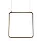 ΚΡΕΜΑΣΤΟ Φ/Σ LED 14W 3000K 1330LM ΜΑΥΡΟ ΜΕΤΑΛΛΙΚΟ 30X14XH136CM SYMETRIA