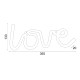 LOVE, 118 NEON LED ΛΑΜΠΑΚΙΑ ΜΕ ΜΠΑΤΑΡΙΑ (3xAA)/USB, ΡΟΖ, IP20, 35.5x2x13cm