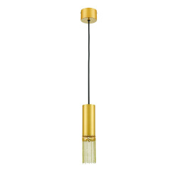 ΚΡΕΜΑΣΤΟ Φ/Σ 1XGU10 DOHA ΧΡΥΣΟ ΜΕΤ/ΚΟ IP20 D6XD8XH150CM