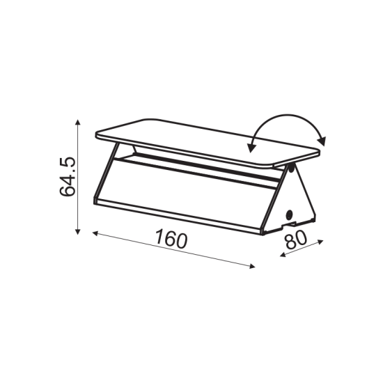 ΕΠΙΤΟΙΧΟ Φ/Σ LED 5W 3000K ΑΛΟΥΜΙΝΙΟ ΜΑΥΡΟ 16X8X5,5CM PYRAMID