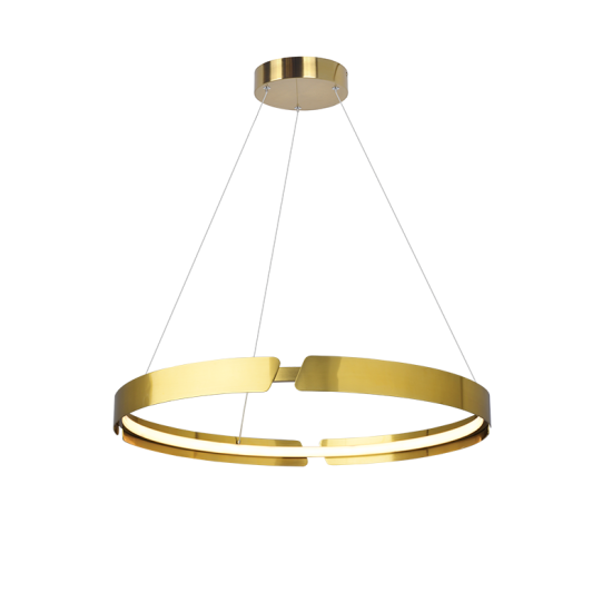 NETTO ΚΡΕΜΑΣΤΟ Φ/Σ LED 34W 3000K 2720LM ΟΡΕΙΧΑΛΚΟ ΑΛΟΥΜΙΝΙΟ D60XH150CM THEMIDA