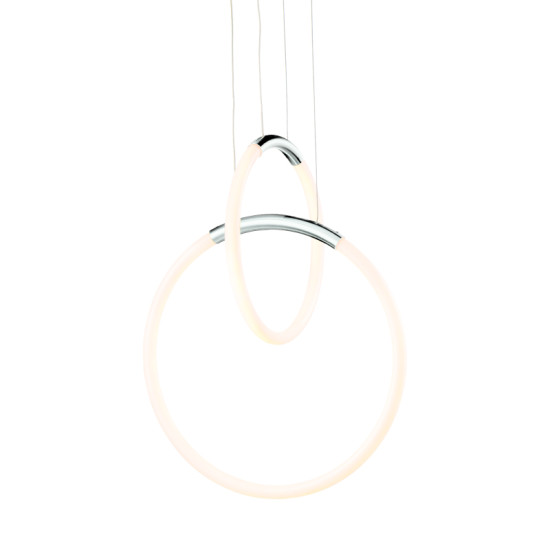 ΚΡΕΜΑΣΤΟ Φ/Σ LED 24W 3000K 1680LM VENUS ΧΡΩΜΙΟ ΜΕΤ/ΚΟ IP20 40X30XH164CM