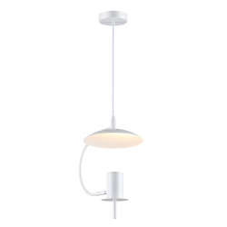 NETTO ΚΡΕΜΑΣΤΟ Φ/Σ 1ΧGU10 ΛΕΥΚΟ ΜΕΤΑΛΛΙΚΟ D25X20XH100CM PARACHUTE