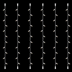 ΣΕΙΡΑ, DIY, 30LED, ΛΕΥΚΟ ΚΑΛΩΔΙΟ ΚΑΟΥΤΣΟΥΚ, ΜΕ ΕΠΕΚΤΑΣΗ, 2 ΚΟΝΕΚΤΟΡΕΣ, ΘΕΡΜO ΛΕΥΚO LED, ΑΝΑ 10cm, ΣΕΤ 6ΤΜΧ, ΙΡ65