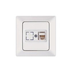 ΠΡΙΖΑ DATA CAT 6 RJ 45 MONH ΛΕΥΚΗ