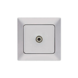 ΠΡΙΖΑ ΤV F CONNECTOR ΝΙΚΕΛ MAT