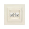 ΠΡΙΖΑ DATA CAT 6 RJ 45 ΔΙΠΛΗ ΜΠΕΖ